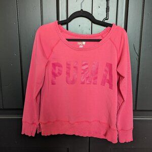 Pink Puma Crewneck Sweatshirt Size Small